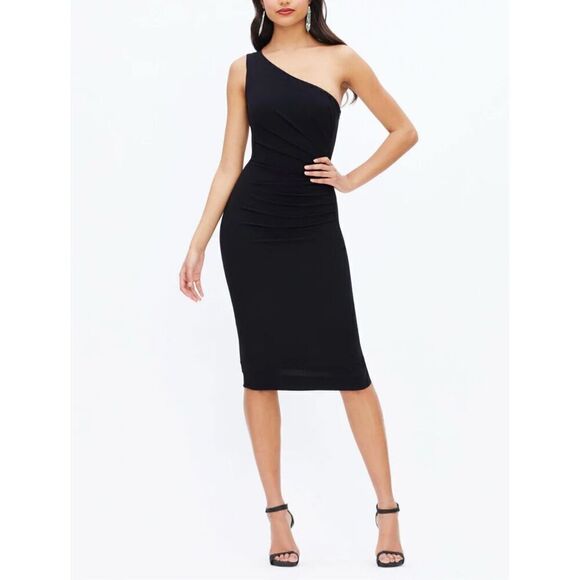 Dress the Population One Shoulder Dress - Picture 1 of 9